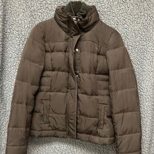 Abercrombie thin down coat size medium